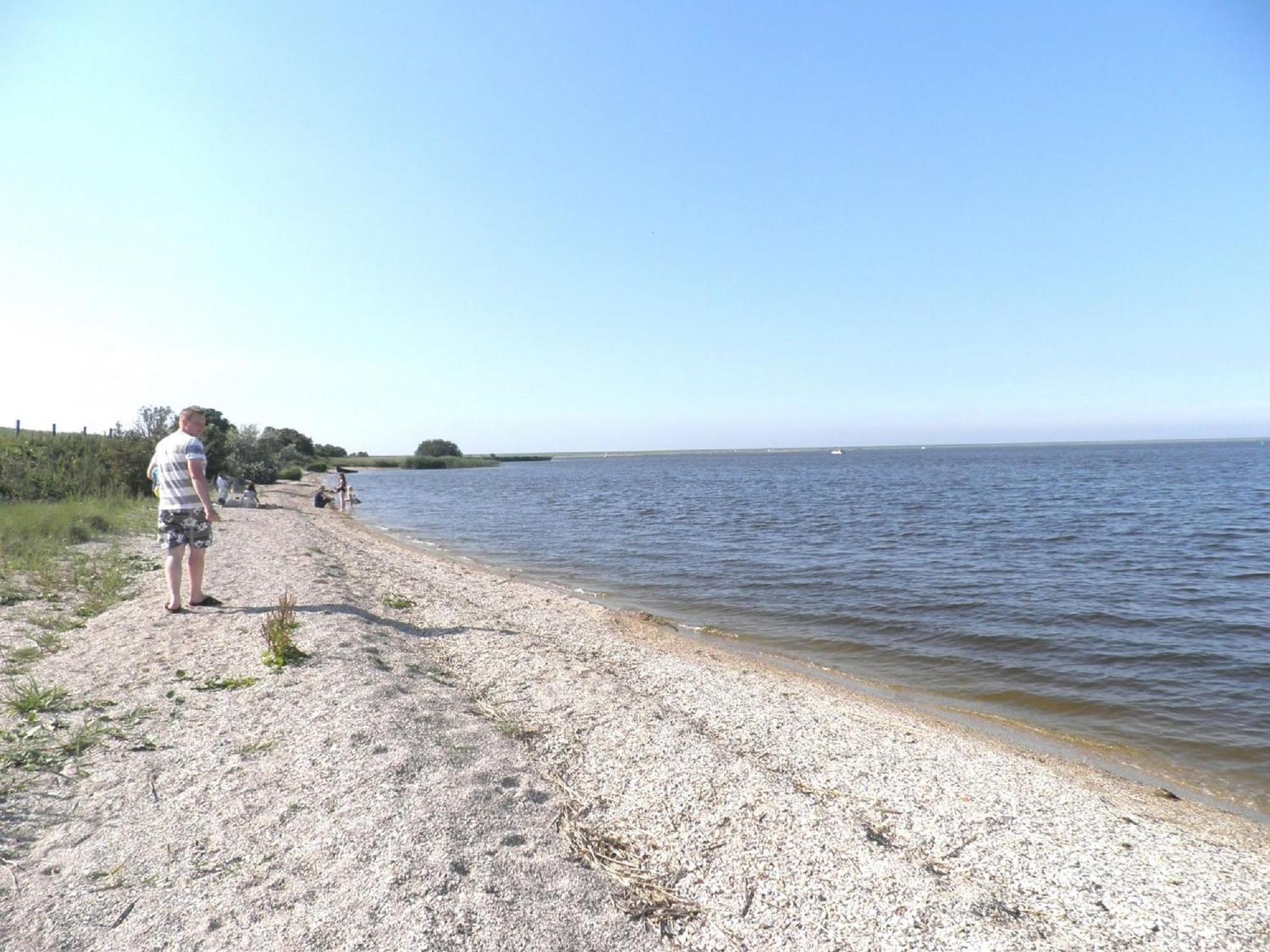 אנג'ום 4 Pers Holiday Home Hilla With Winter Garden In Front Of The Dike Directly On The Lauwersmeer מראה חיצוני תמונה