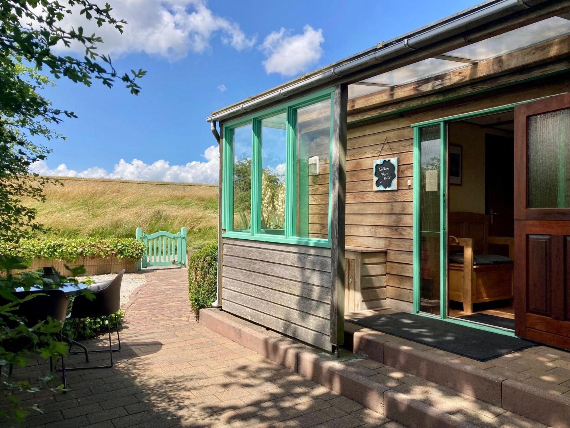אנג'ום 4 Pers Holiday Home Hilla With Winter Garden In Front Of The Dike Directly On The Lauwersmeer מראה חיצוני תמונה