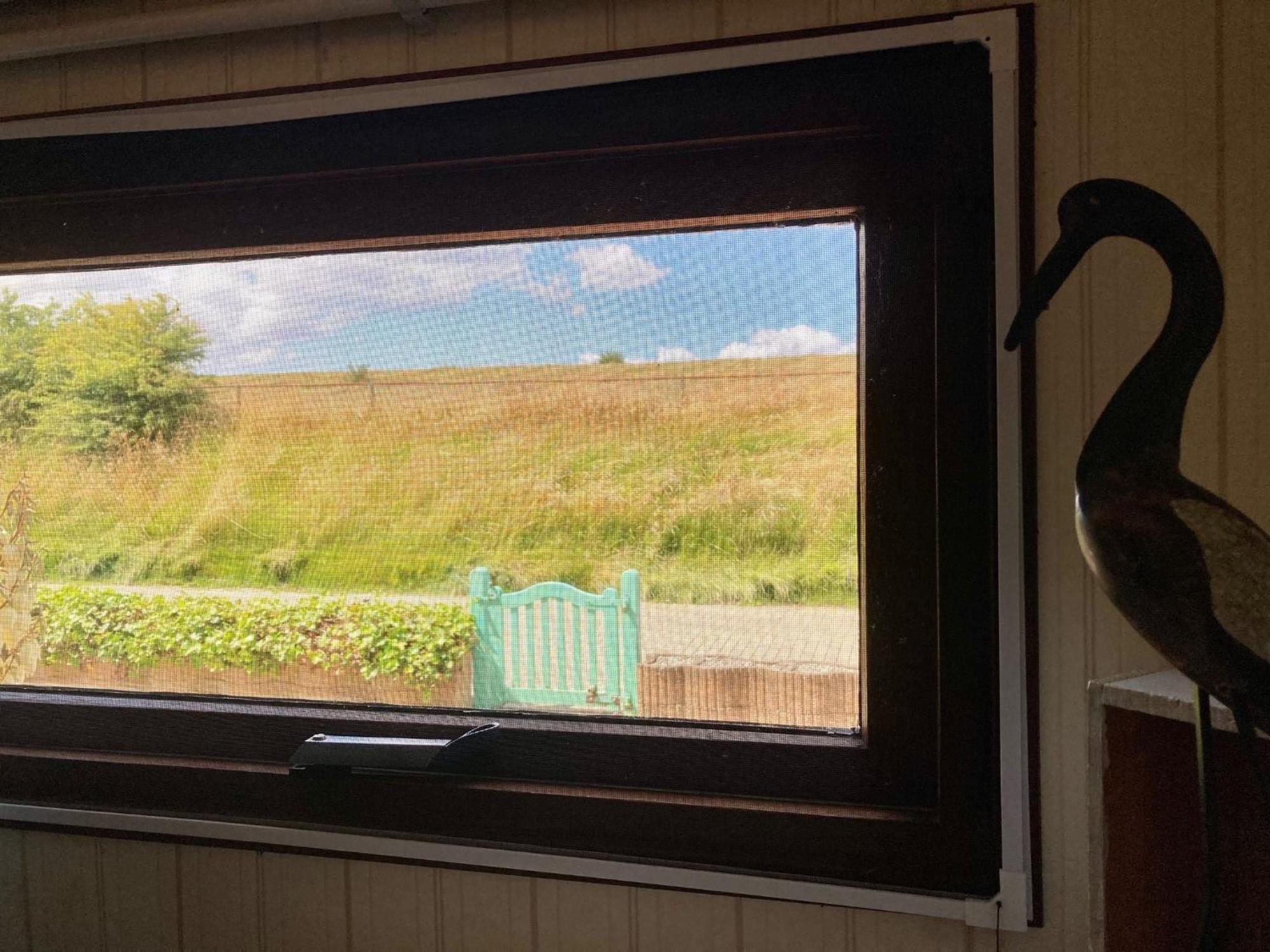 אנג'ום 4 Pers Holiday Home Hilla With Winter Garden In Front Of The Dike Directly On The Lauwersmeer מראה חיצוני תמונה